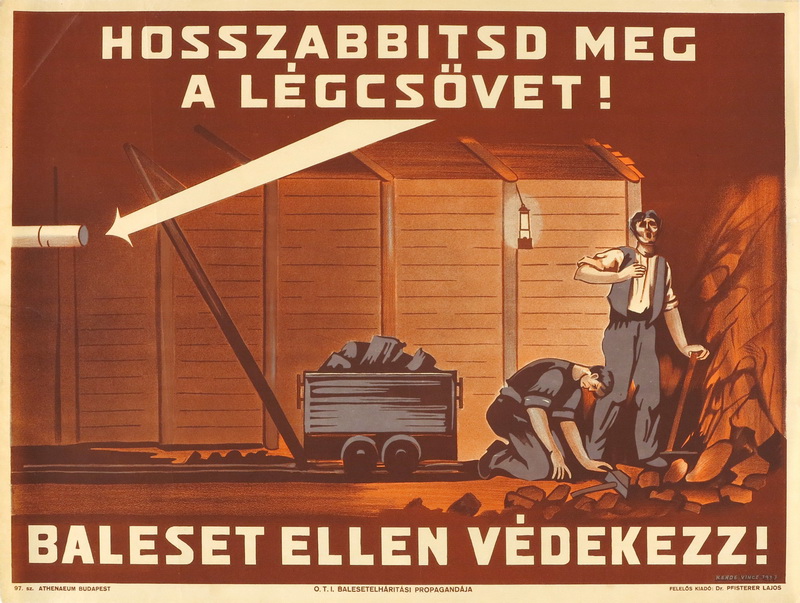 Munkvédelmi plakát 1937-ből