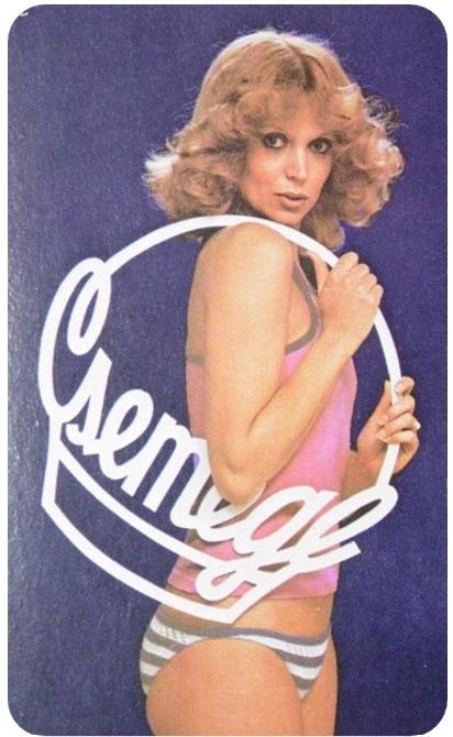 Csemege kártyanaptár, 1982